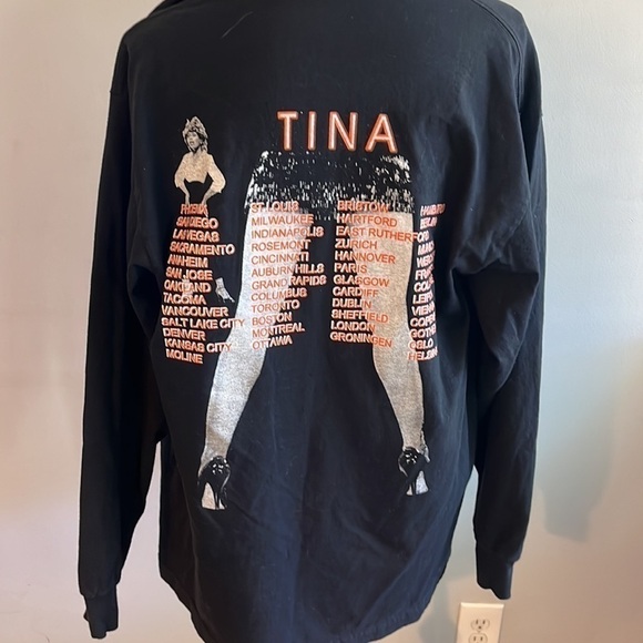 Vintage Tina Turner Twenty Four Seven Tour T-Shirts DD224 size XL - Picture 5 of 7
